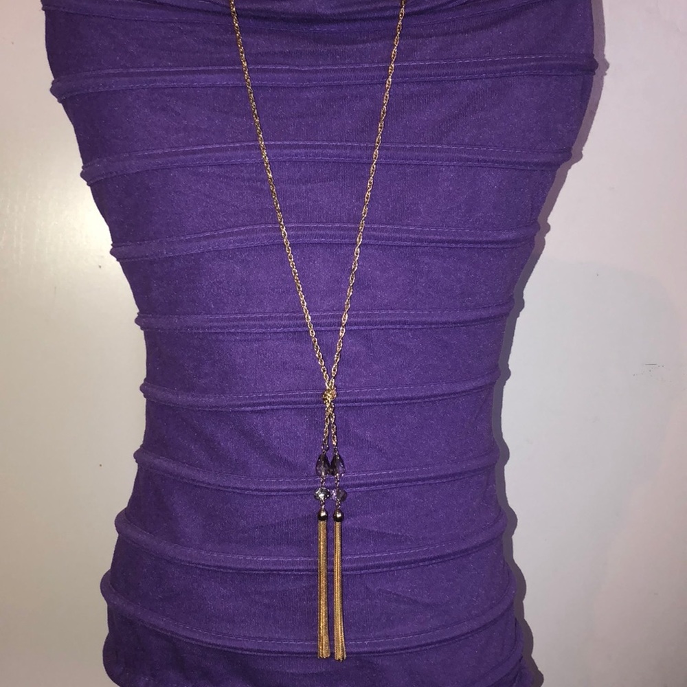 LONG CRYSTAL NECKLACE